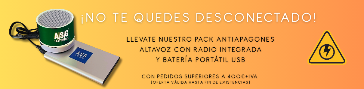 BATERÍA GRATIS en pedidos de 400€